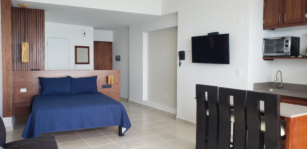 Condominio en Playa con Alberca, Restaurante y Gym